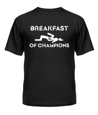 Чоловіча футболка Breakfast Of Champions Чоловіча футболка Breakfast Of Champions