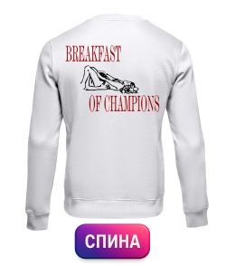 Світшот Breakfast Of Champions №2 (Спина)