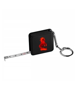 Рулетка-брелок Метр Красный огненный конь 2026