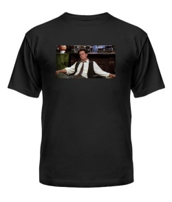 Мужская Футболка Чендлер Friends