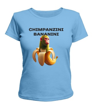 Жіноча футболка ШИМПАНЗІНІ БАНАНІНІ Жіноча футболка ШИМПАНЗІНІ БАНАНІНІ