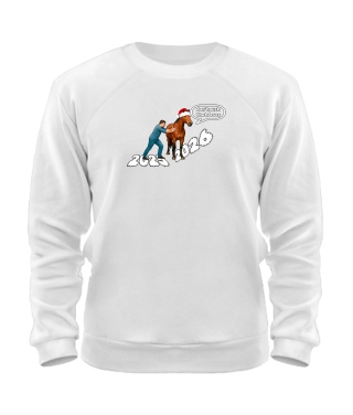 Світшот Don't push Happy New year