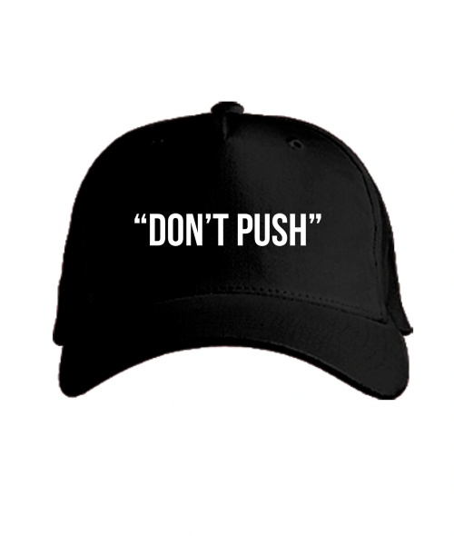 Кепка классик Don`t push