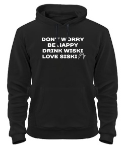Толстовка-худі Drink Wiski love siski