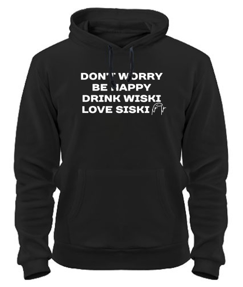 Толстовка-худі Drink Wiski love siski