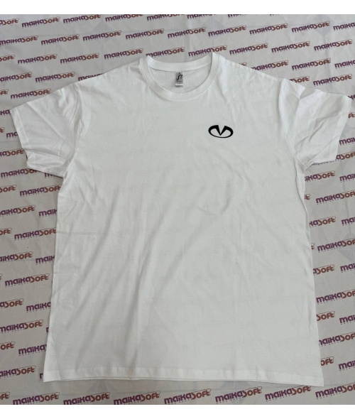 Чоловіча футболка преміум "Оксамит" (Білий XXL) INFINITI (А6) [Друк виконаний верх ногами]