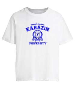 Футболка оверсайз ХНУ ім. В.Н. Карзіна