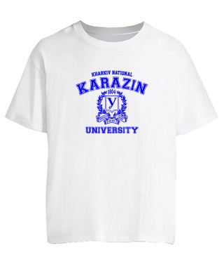 Футболка оверсайз ХНУ ім. В.Н. Карзіна