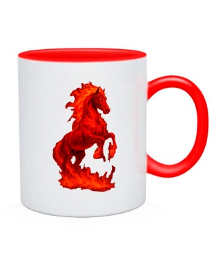 Чашка Красный огненный конь 2026