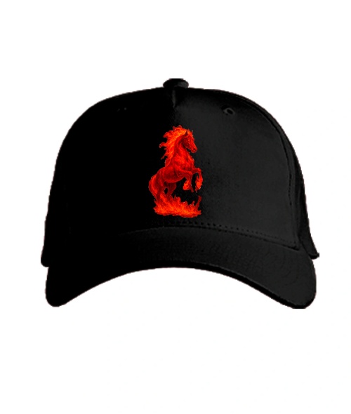Кепка класик Червоний вогняний кінь 2026