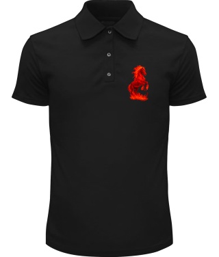 Чоловіче Поло Красный огненный конь 2026