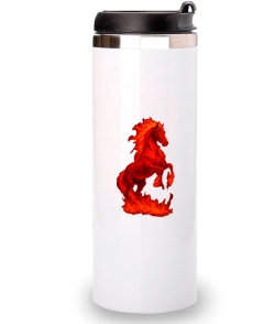 Термокружка Червоний вогняний кінь 2026