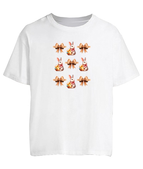 Футболка оверсайз Кролики