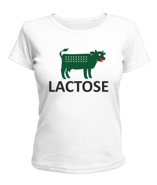Жіноча футболка LACTOSE (лактозе)