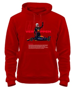 Толстовка-худи (Красный M) MAX Verstappen