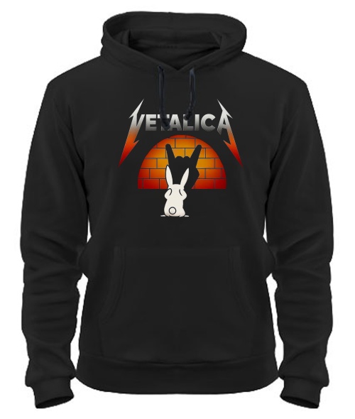 Толстовка-худі Заєць Металіка