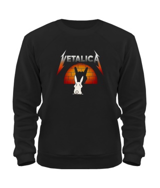 Світшот Заєць Металіка