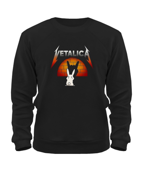 Світшот Заєць Металіка