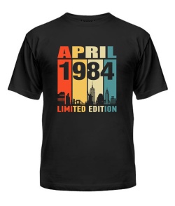 Чоловіча Футболка (чорна M) LIMITED EDITION [April 1984]