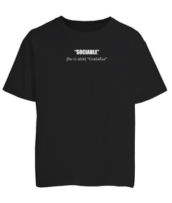 Футболка оверсайз Sociable