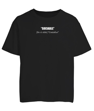 Футболка оверсайз Sociable