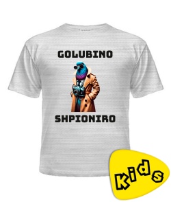 Дитяча футболка (Сірий меланж 10 років 140 см) ШПІОНІРО ГОЛУБІНО