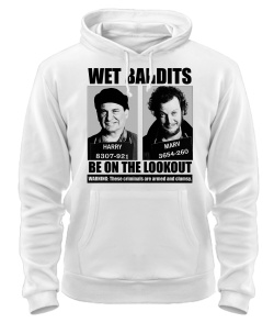 Толстовка-худі (Білий S) Мокрі бандити