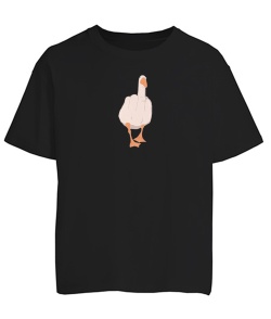 Футболка оверсайз What the DUCK