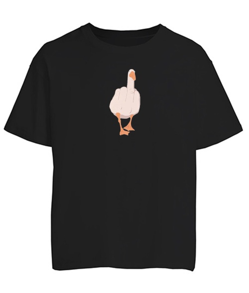 Футболка оверсайз What the DUCK