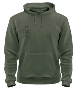 Толстовка-худі (Army S) Збройні сили України (ЗСУ) №4 [Друк з іншої сторони]