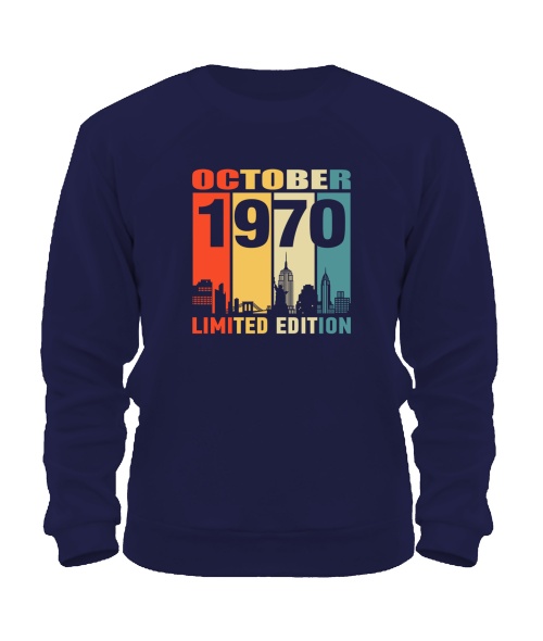 Світшот (Темно-синій M) LIMITED EDITION [OCTOBER 1970]