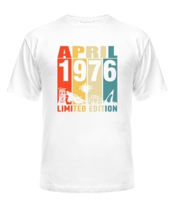 Чоловіча Футболка (Білий XL) BROVARY LIMITED EDITION [APRIL 1976]