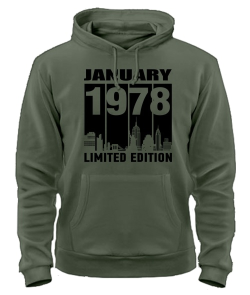 Толстовка-худі (armyblack XL) LIMITED EDITION [JANUARY 1978]