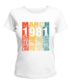 Жіноча Футболка (Білий XXL) VINNYTSIA LIMITED EDITION [MARCH 1981]