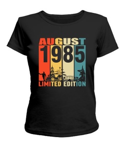 Жіноча Футболка (Чорний XL) DONETSK LIMITED EDITION [AUGUST 1985]