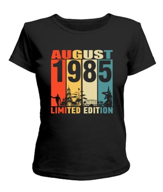 Жіноча Футболка (Чорний XL) DONETSK LIMITED EDITION [AUGUST 1985]
