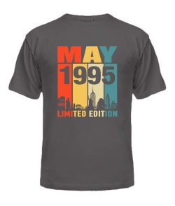Мужская Футболка (Серый графит L) LIMITED EDITION [MAY 1995]