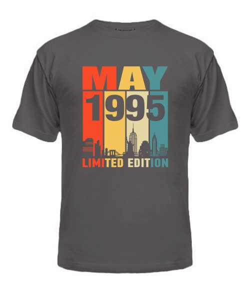 Мужская Футболка (Серый графит L) LIMITED EDITION [MAY 1995]