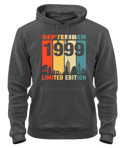 Толстовка-худі преміум (Сірий графіт M) LIMITED EDITION [SEPTEMBER 1999]