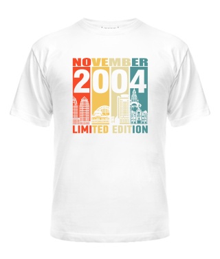 Чоловіча Футболка (Білий M) DNIPRO LIMITED EDITION [NOVEMBER 2004]