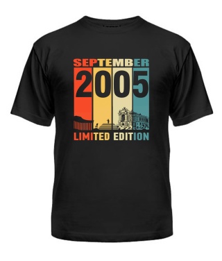 Мужская Футболка (Черный M) ODESA LIMITED EDITION [SEPTEMBER 2005]