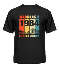 Чоловіча Футболка (Чорний XL) ODESA LIMITED EDITION [AUGUST 1984]