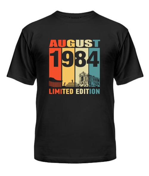 Чоловіча Футболка (Чорний XL) ODESA LIMITED EDITION [AUGUST 1984]