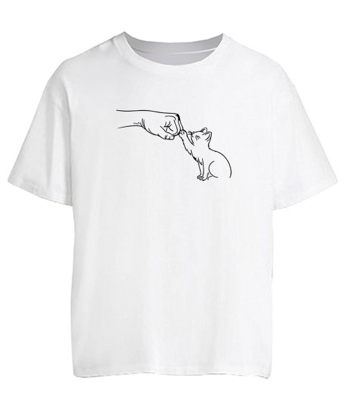 Футболка оверсайз Cat Friends