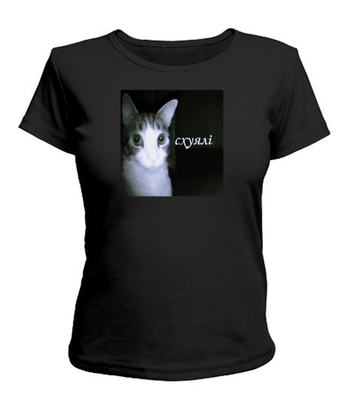 Женская футболка Кот (мем) №2
