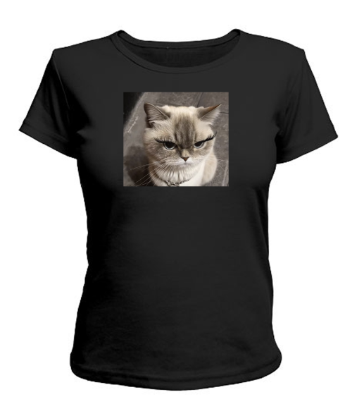 Жіноча футболка Кіт (мем) №3