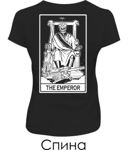 Женская футболка THE EMPEROR (Спина)