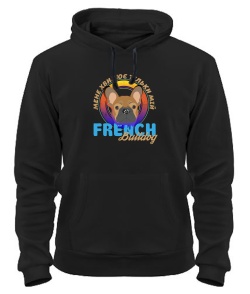 Толстовка-худі Хвилює Французский бульдог