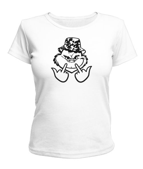 Женская футболка Grinch №2