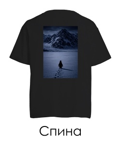 Футболка оверсайз Penguin (Спина)